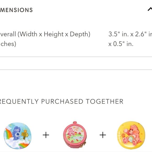 Impressions X Care Bears Grumpy Bear's Adventure LED Compact Mirror - Picture 7 of 8